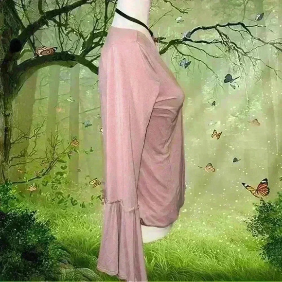 NWT American Eagle Pink/Purple Blouse - Picture 7 of 10